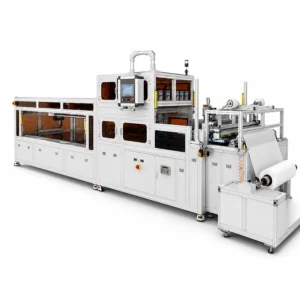 ro membrane permeate carrier cutting welding machine angle view