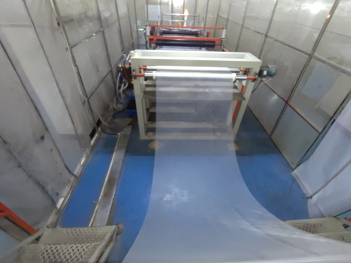 Industrial reuse RO membrane element rolling and testing line