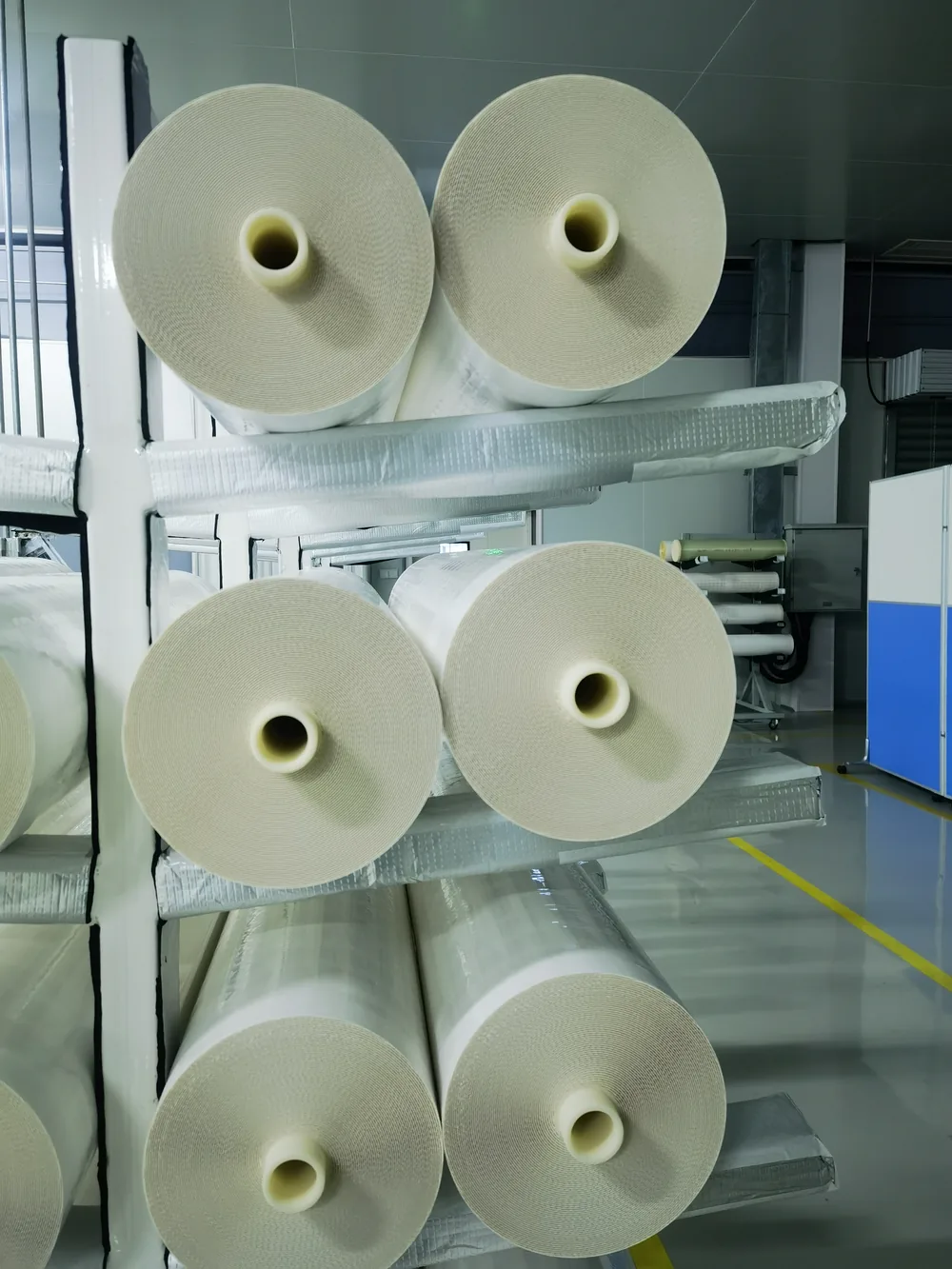 Application-matched industrial reuse RO membrane materials and carrier stock
