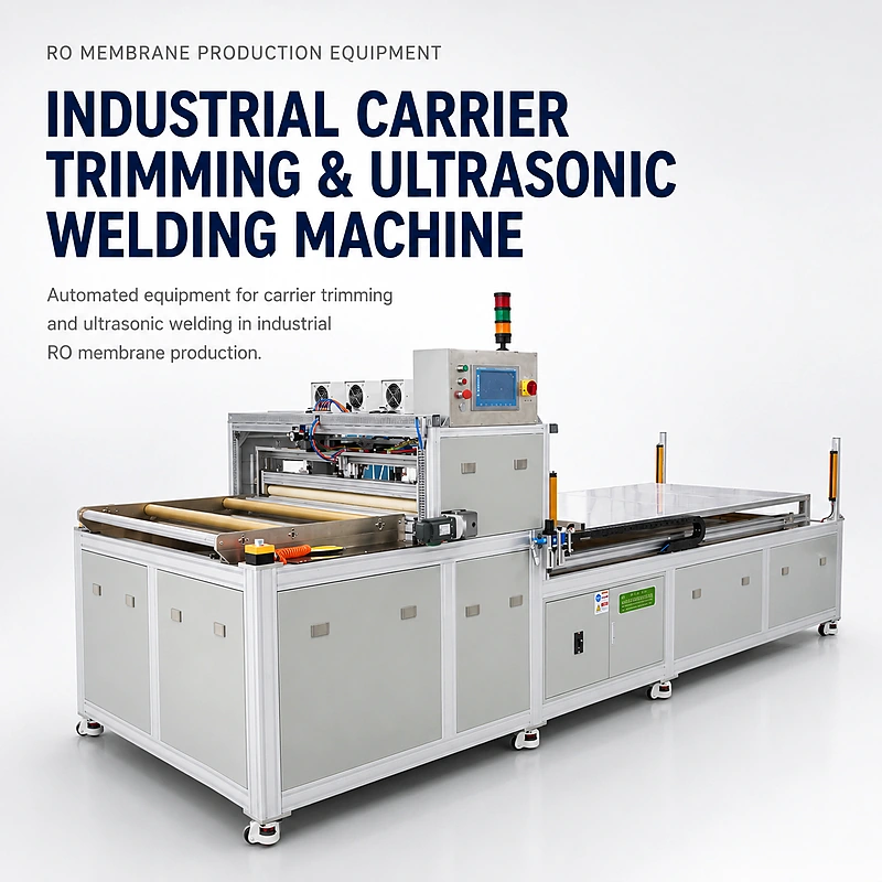 wecome industrial permeate carrier cutting ultrasonic welding machine featured
