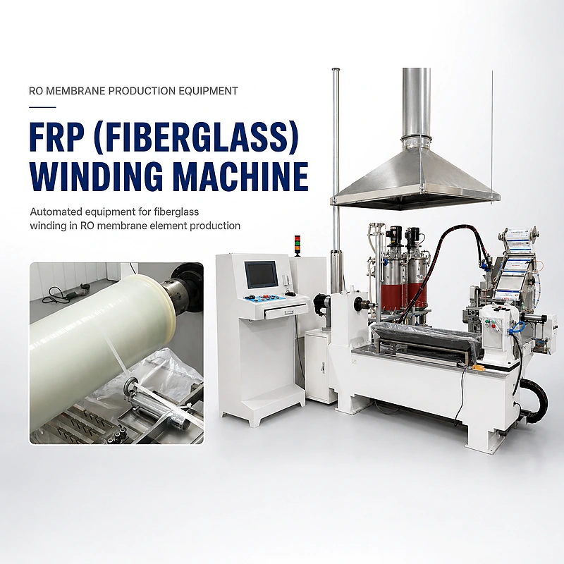wecome ro membrane frp winding machine featured