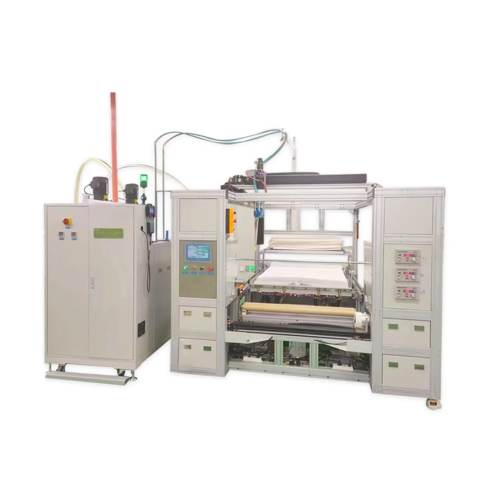 Industrial rolling machine for commercial 4040 RO membrane element production