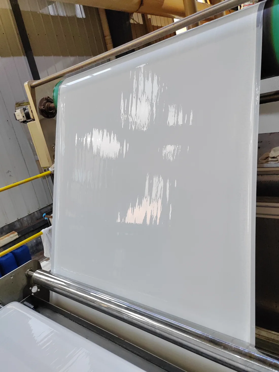 Clean membrane sheet production for food and beverage RO elements