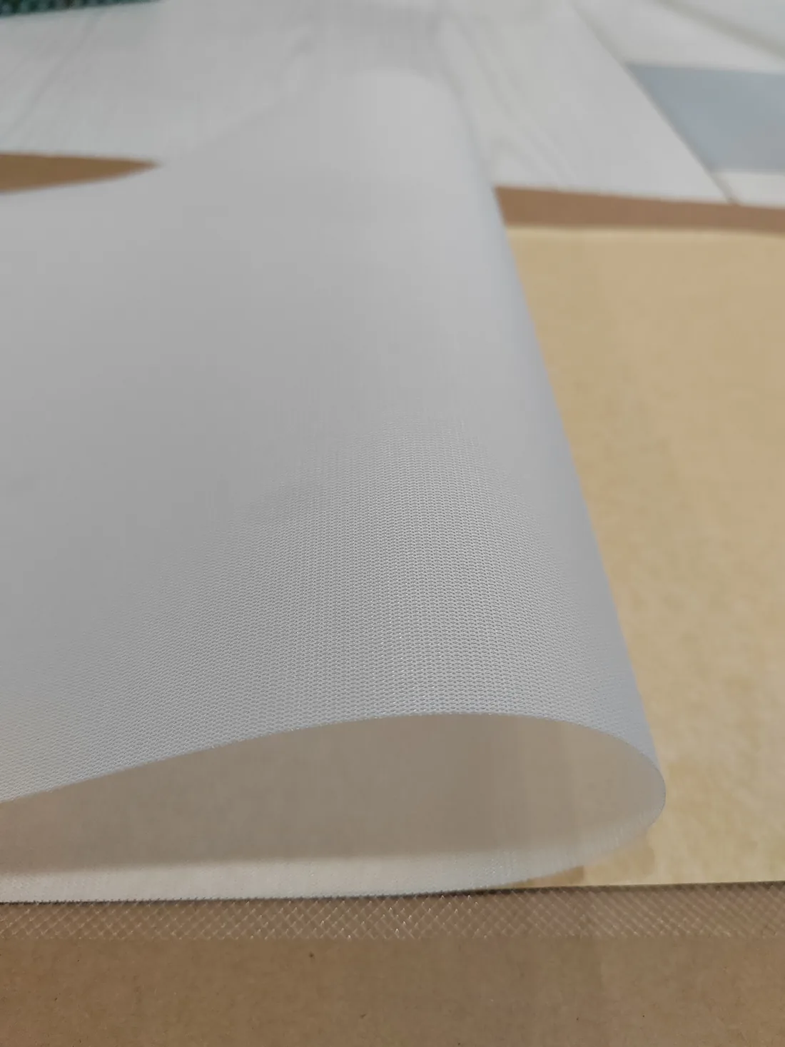 Clean permeate carrier material for food and beverage process water RO