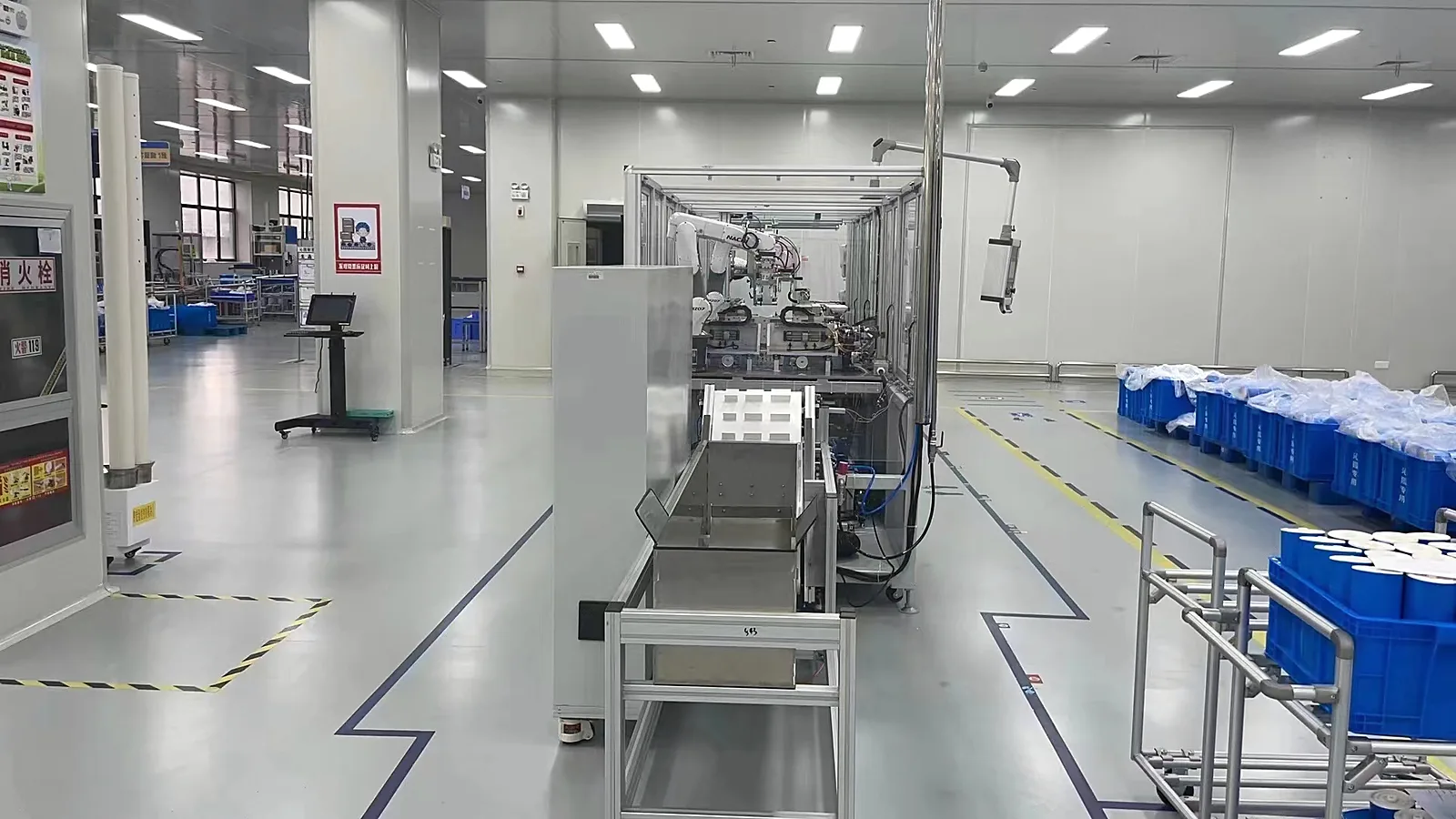 RO membrane element post-processing and assembly line