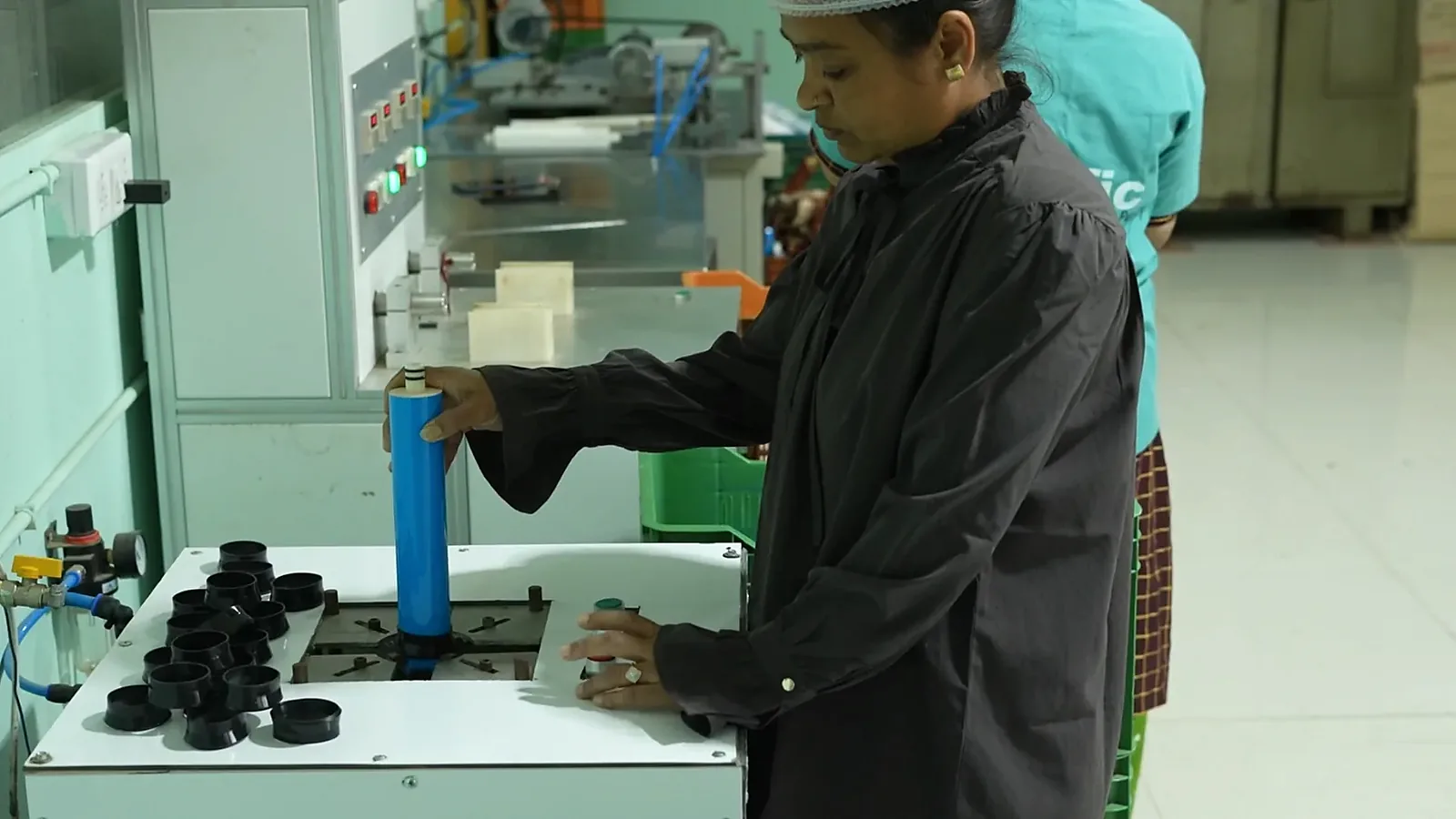 RO membrane element quality inspection station