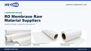 ro membrane raw material suppliers